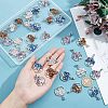 32Pcs 4 Style Alloy European Dangle Charms G-FH0001-48-3