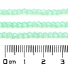 Baking Paint Transparent Glass Beads Strands DGLA-F029-J2mm-05-5