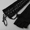 Polyester Lace Fingerless Long Gloves AJEW-WH20020-564A-2