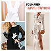 2Pcs Fabric with Tube Beads and Pearl Beads & Sequins Patches DIY-PH0038-13B-7
