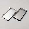 Rectangle Iron Metal Tin Box with Lid CON-WH0086-110-2