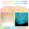  1494Pcs 9 Colors Luminous Transparent Glass Seed Beads GLAA-TA0001-61-10