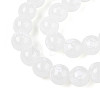 Baking Paint Glass Beads Strands DGLA-N015-8mm-01-3