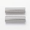 Tarnish Resistant 304 Stainless Steel Tube Beads STAS-P128-10-2