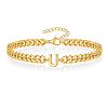Letter 304 Stainless Steel Link Bracelets FS-WG7830E-20-1