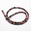 Natural Rhodonite Beads Strands G-D840-59-4mm-3
