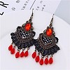 Alloy Plastic Chandelier Earrings FS-WG86F33-04-1