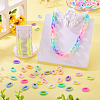 300Pcs Opaque Acrylic Linking Rings MACR-TA0002-83-7