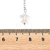304 Stainless Steel & Glass Pendant Necklaces NJEW-TA00252-4
