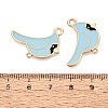 Alloy Enamel Connector Charms PALLOY-Q467-01G-01-3