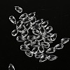 5Pcs Transparent Glass Beads GLAA-PW0001-25A-1