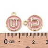 Golden Plated Alloy Enamel Charms LS-ENAM-S118-07U-3