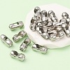 Tarnish Resistant Stainless Steel Ball Chain Connectors STAS-L018B-P-5
