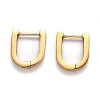 304 Stainless Steel Huggie Hoop Earrings STAS-J033-12A-G-1