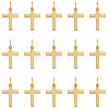 30Pcs Brass Pendants ZIRC-SC0001-35-1