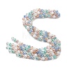 Electroplate Glass Beads Strands EGLA-D300-06-8mm-06-1