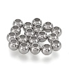 202 Stainless Steel Beads STAS-K204-02D-P-1