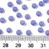 Frosted Colours Glass Beads SEED-S040-02A-01-4