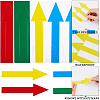 20Sheets 4 Colors Paper Self-Adhesive Arrows Guide Label Stickers DIY-GF0014-48-6