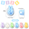 Yeah Gesture Thumb Shape Plastic Cable Organizer Clips PL-FZCA1FC-01F-3