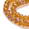 Electroplate Glass Beads Strands X1-EGLA-A034-T8mm-L01-3