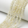 Electroplate Glass Beads Strands EGLA-A034-J4mm-H04-1