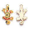 Alloy Enamel Pendants ENAM-N056-180-04-1