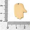 304 Stainless Steel Enamel Pendants STAS-Z179-15G-3
