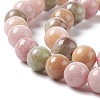Natural White Jade Imitation YanYuan Agate Beads Strands G-I334-03B-3