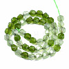 Natural White Jade Beads Strands X-G-N326-96-2