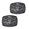 2Pcs Zinc Alloy Smooth Buckles FIND-NB0007-31A-01-6