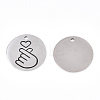 Non-Tarnish 201 Stainless Steel Pendants LS-STAS-T064-38P-29-1