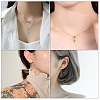 Glass Pendants HJEW-SC0001-07-6