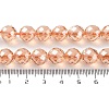 Electroplated Synthetic Quartz Crystal Beads Strands G-Z038-A02-03PL-1-5