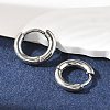 Tarnish Resistant 304 Stainless Steel Hoop Earrings EJEW-P177-P-13-2