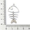 Non-Tarnish 304 Stainless Steel Pendants LS-STAS-C097-47P-3