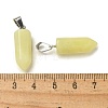 Natural Xiuyan Jade Pendants G-Z067-07P-08-4