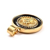 Brass Enamel Pendants KK-P209-03G-01-RS-3
