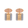 Alloy Resin Stud Earrings for Women WG7DF4E-01-3