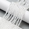 Transparent Electroplate Glass Beads Strands EGLA-A039-T2mm-A13-4