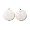 Non-Tarnish 304 Stainless Steel Pendants STAS-A074-03F-P-2
