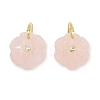 Natural Rose Quartz Pendants GG-NH0016-01G-04-1