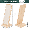 12-Slot Wood Necklaces Organizer Display Stands NDIS-WH20003-01B-2