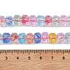 Transparent Crackle Glass Beads EGLA-F167-01-4