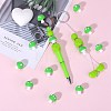 20Pcs Mushroom Silicone Focal Beads JX901F-4
