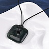 Natural Indian Agate Square Pendants Black PU Leather Cord Necklaces NJEW-K285-01E-3