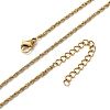 1.5MM 304 Stainless Steel Rope Chain Necklaces NJEW-T016-23G-4