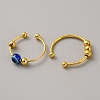 9Pcs Alloy Rotating Cuff Open Rings Sets RJEW-WH0016-78-2