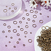 300Pcs 6 Styles Brass Open Jump Rings KK-LP0001-37-3