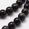 Natural Obsidian Beads Strands G-D838-12mm-04-3